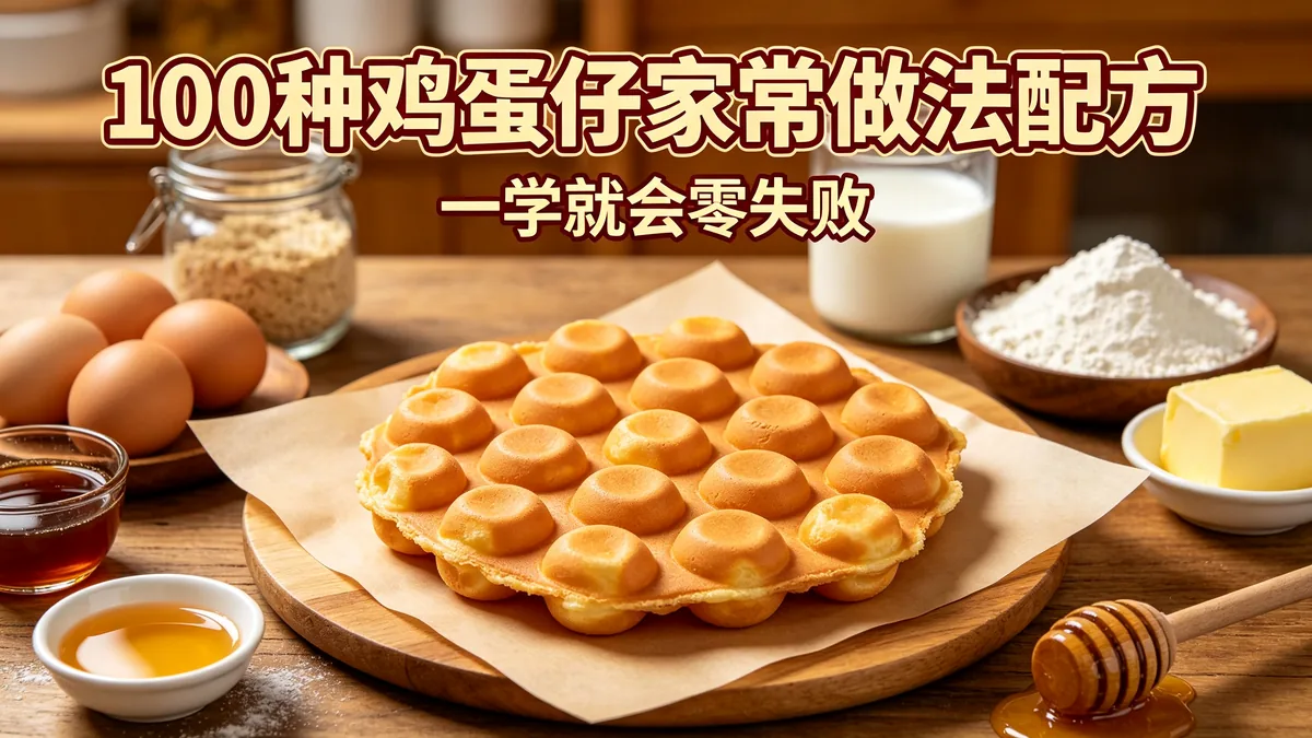 100种鸡蛋仔家常做法配方 一学就会零失败