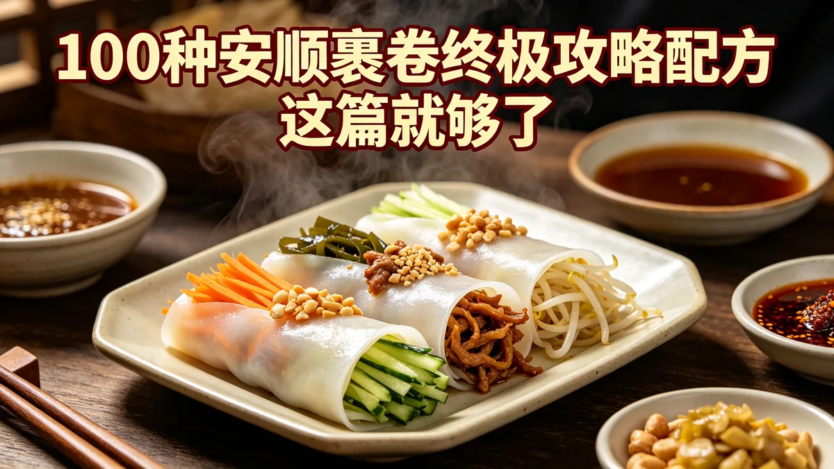 100种安顺裹卷终极攻略配方 这篇就够了