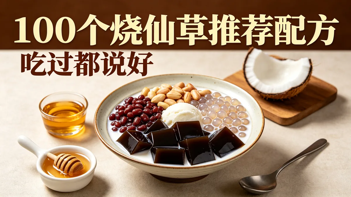 100个烧仙草推荐配方 吃过都说好