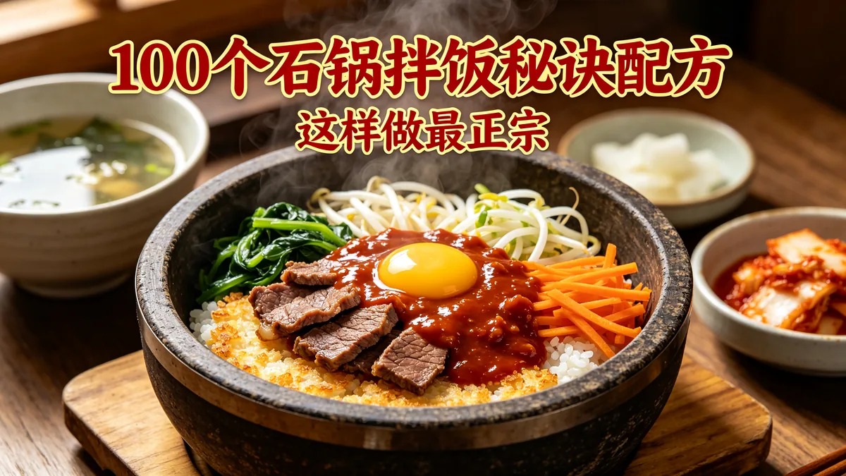 100个石锅拌饭秘诀配方 这样做最正宗