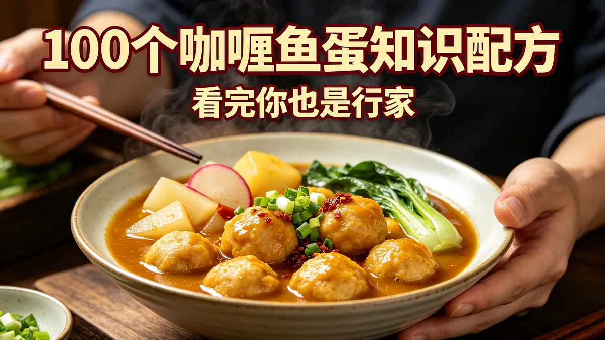 100个咖喱鱼蛋知识配方 看完你也是行家