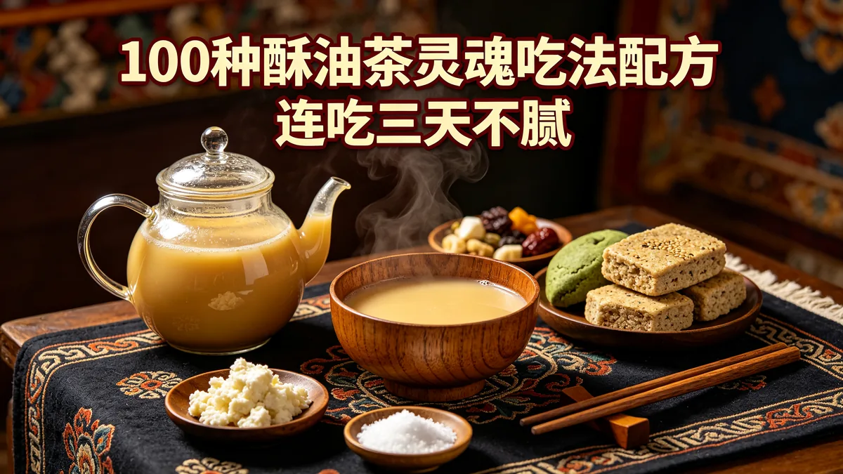 100种酥油茶灵魂吃法配方 连吃三天不腻