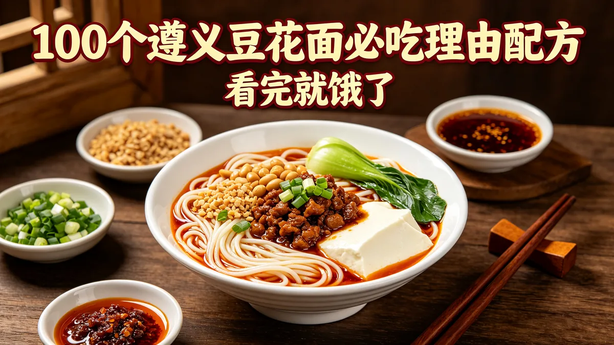 100个遵义豆花面必吃理由配方 看完就饿了