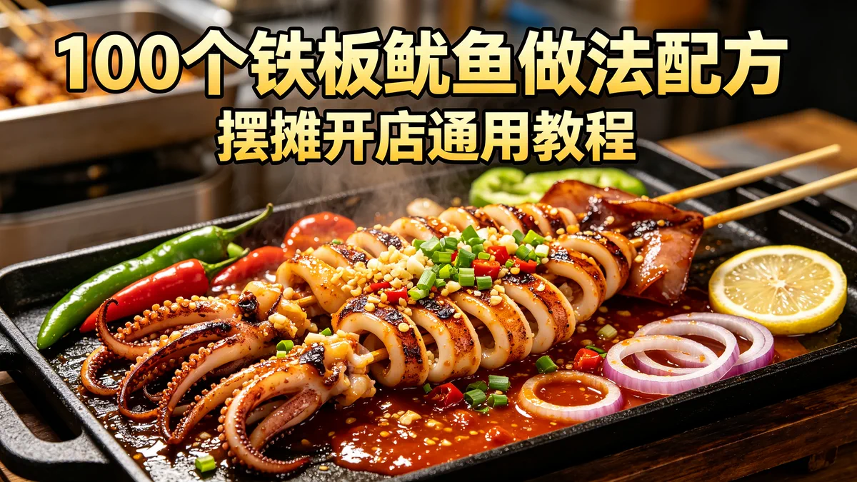 100个铁板鱿鱼探店配方 这5家值得去