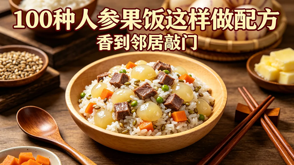 100种人参果饭这样做配方 香到邻居敲门