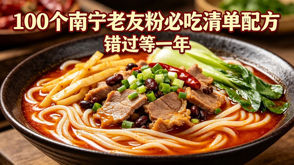 100个南宁老友粉必吃清单配方 错过等一年
