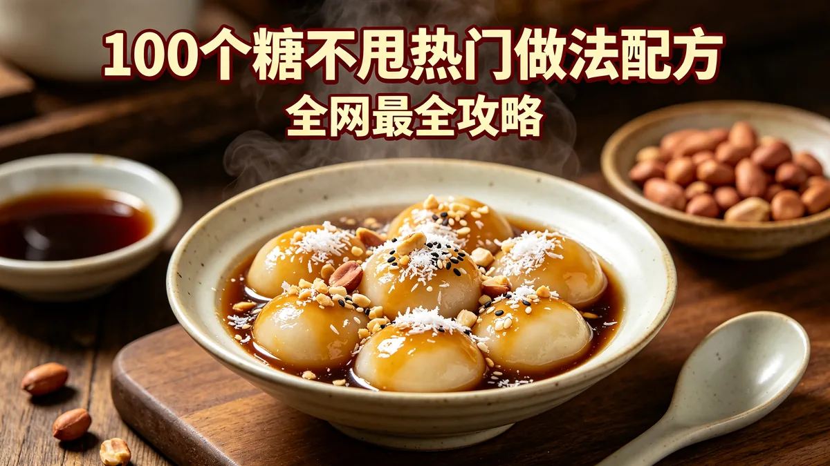 100个糖不甩热门做法配方 全网最全攻略