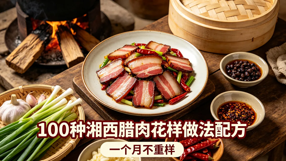 100种湘西腊肉花样做法配方 一个月不重样