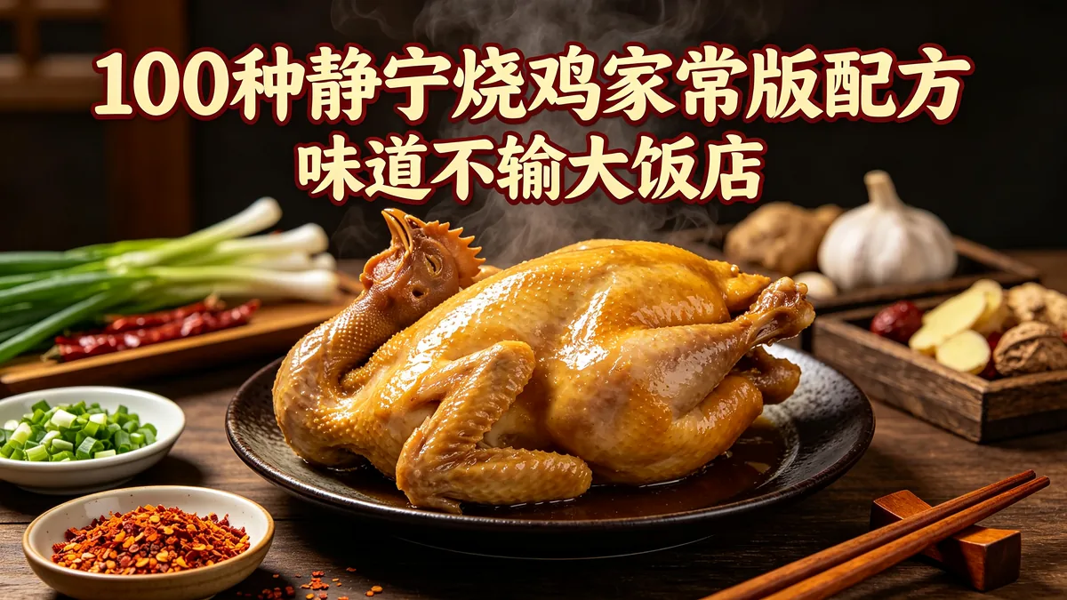 100种静宁烧鸡家常版配方 味道不输大饭店