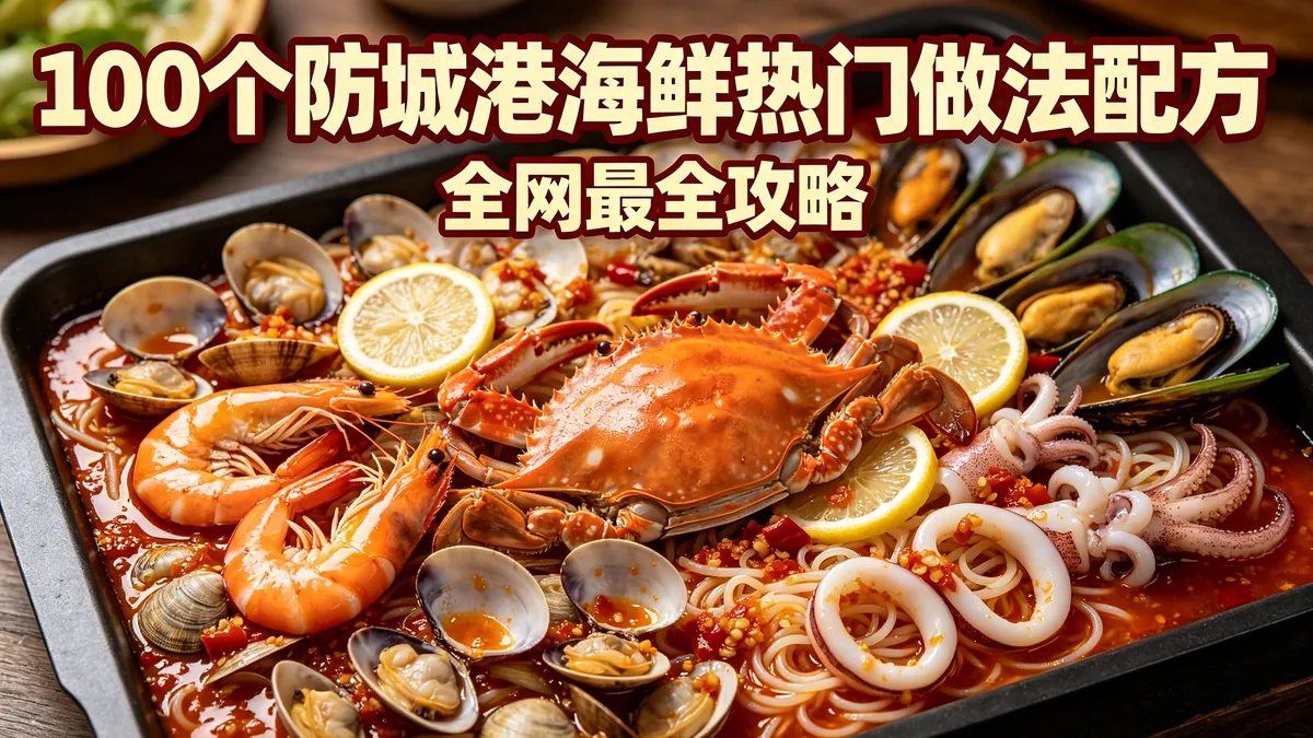 100个防城港海鲜热门做法配方 全网最全攻略