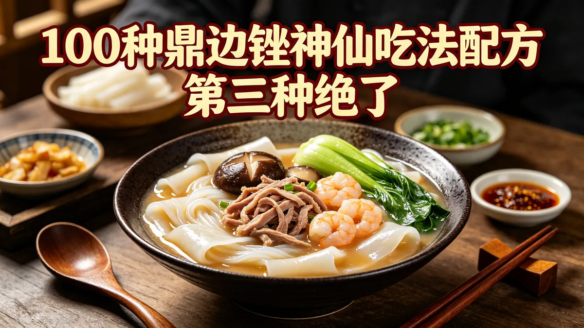 100种鼎边锉神仙吃法配方 第三种绝了
