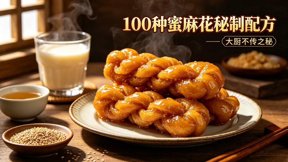 100种蜜麻花秘制配方 大厨不传之秘