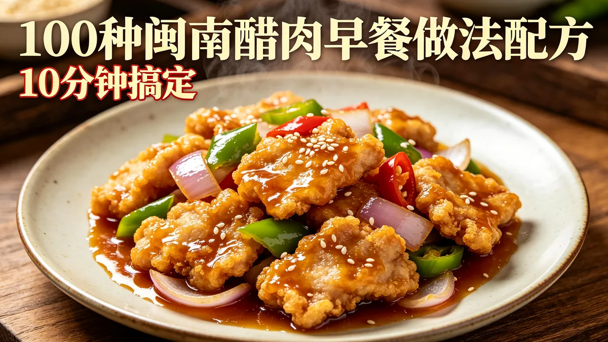 100种闽南醋肉早餐做法配方 10分钟搞定