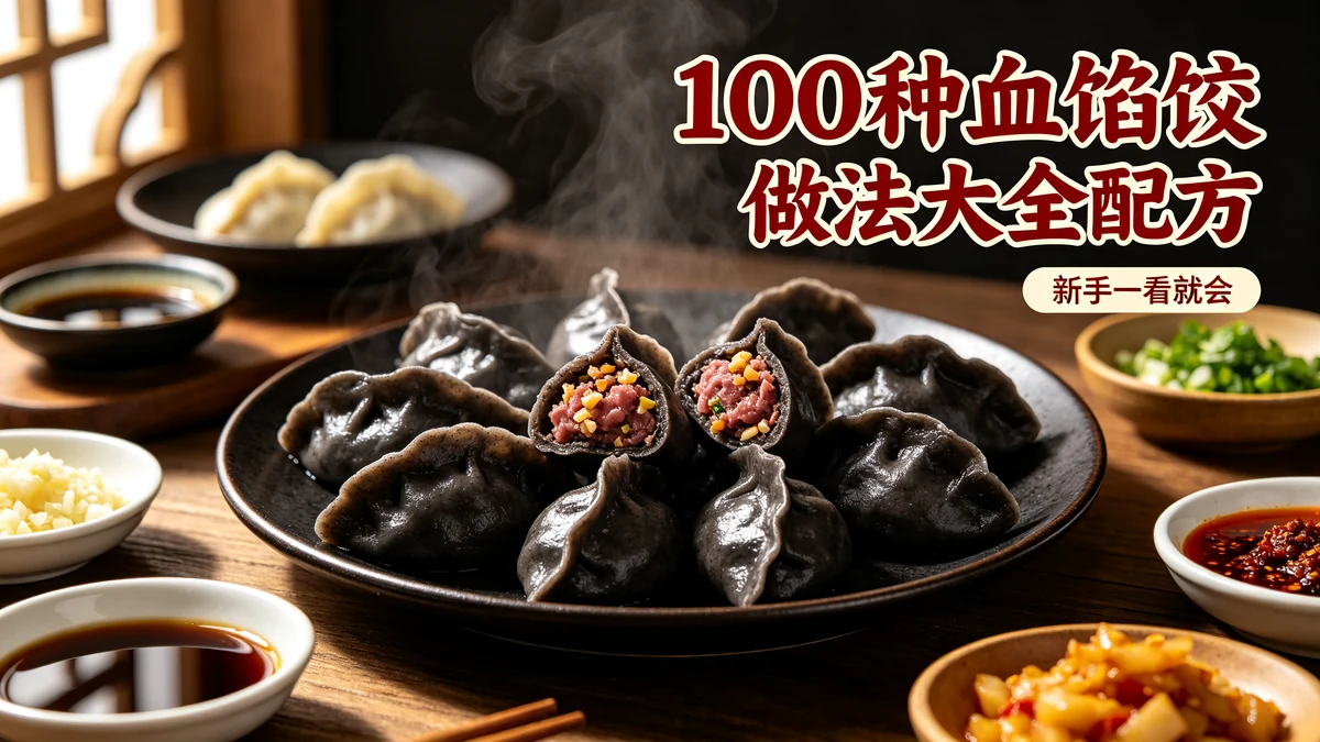 100种血馅饺做法大全配方 新手一看就会