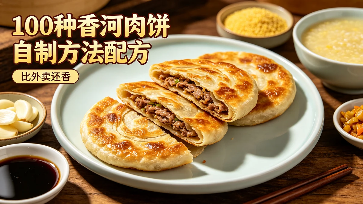 100种香河肉饼自制方法配方 比外卖还香