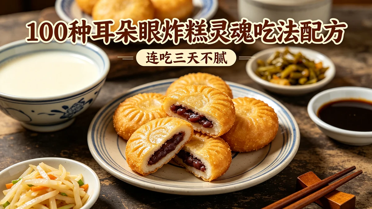 100种耳朵眼炸糕灵魂吃法配方 连吃三天不腻