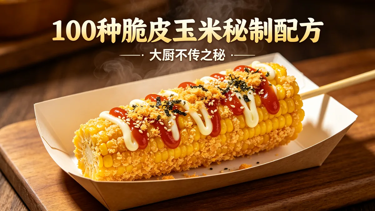 100种脆皮玉米秘制配方 大厨不传之秘