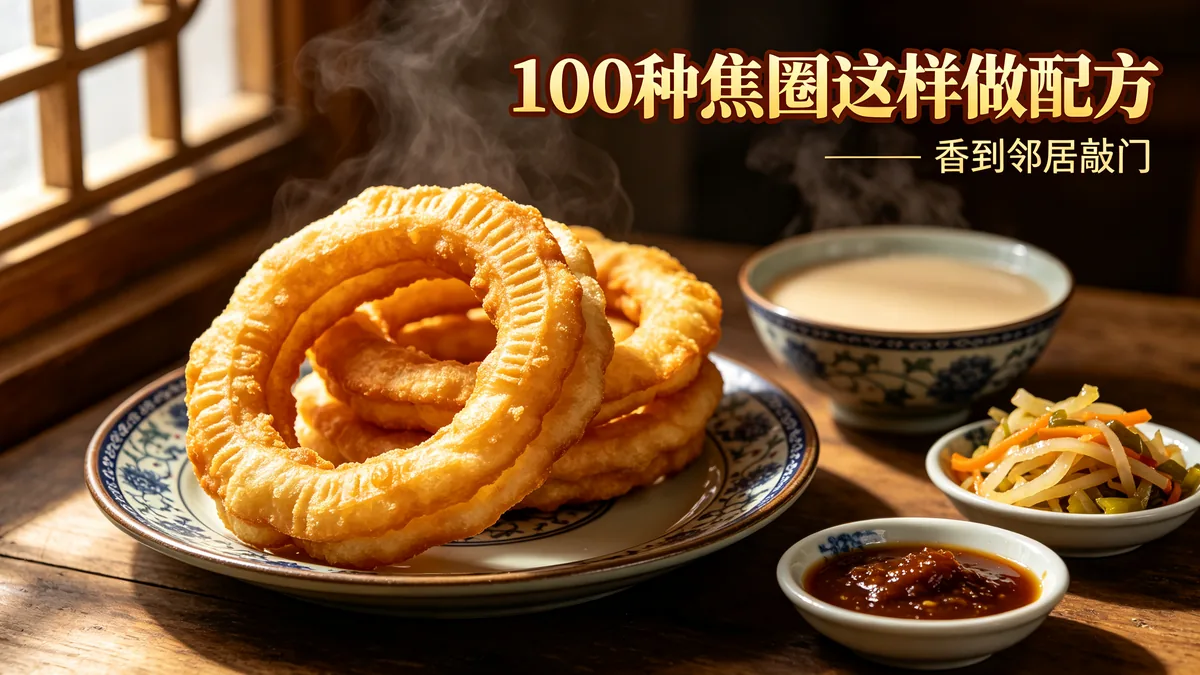 100种焦圈这样做配方 香到邻居敲门