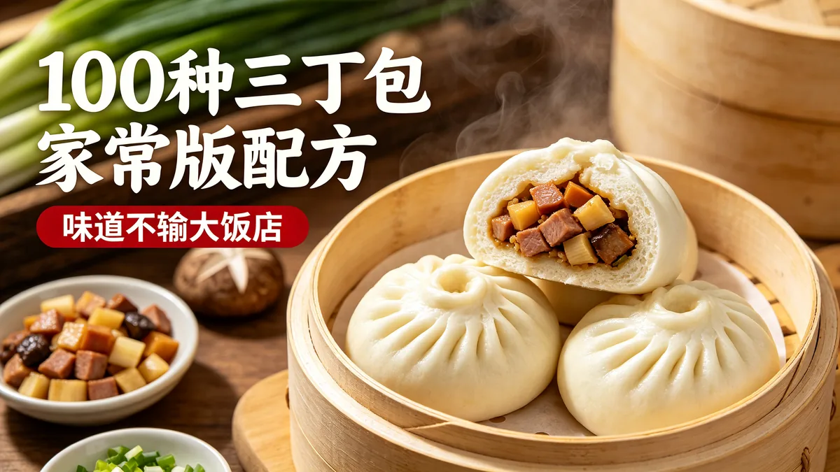 100种三丁包家常版配方 味道不输大饭店