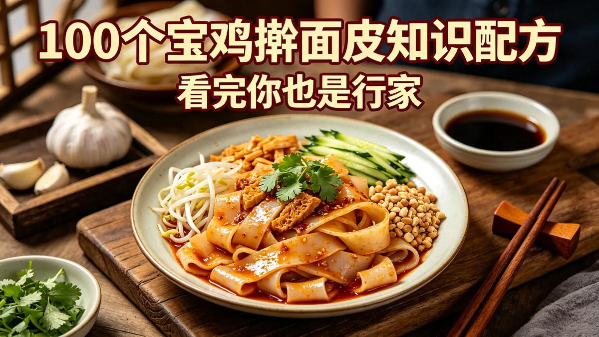 100个宝鸡擀面皮知识配方 看完你也是行家