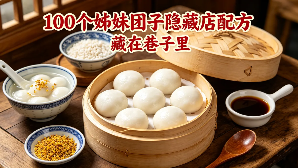 100个姊妹团子隐藏店配方 藏在巷子里