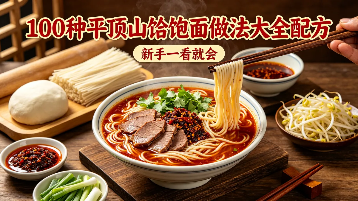 100种平顶山饸饹面做法大全配方 新手一看就会