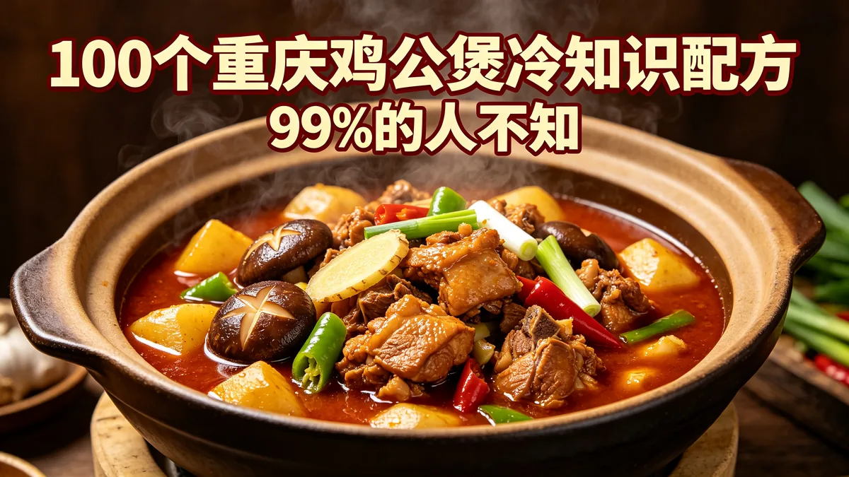 100个重庆鸡公煲冷知识配方 99%的人不知