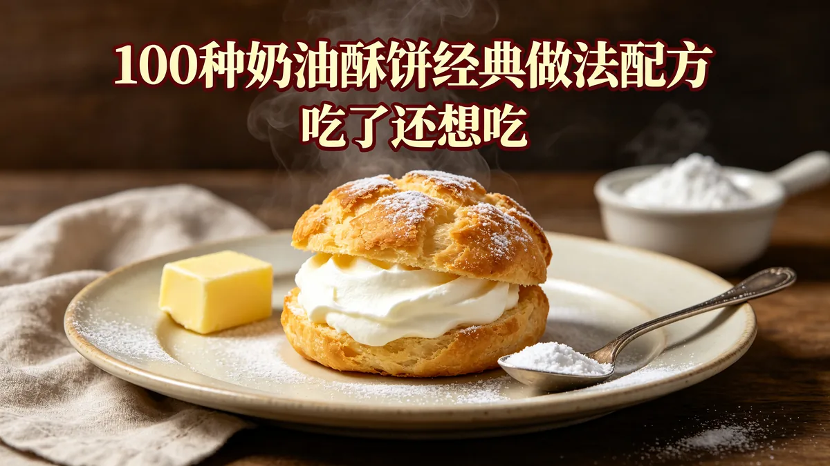 100种奶油酥饼经典做法配方 吃了还想吃