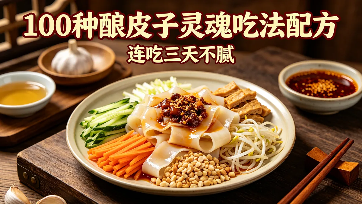 100种酿皮子灵魂吃法配方 连吃三天不腻