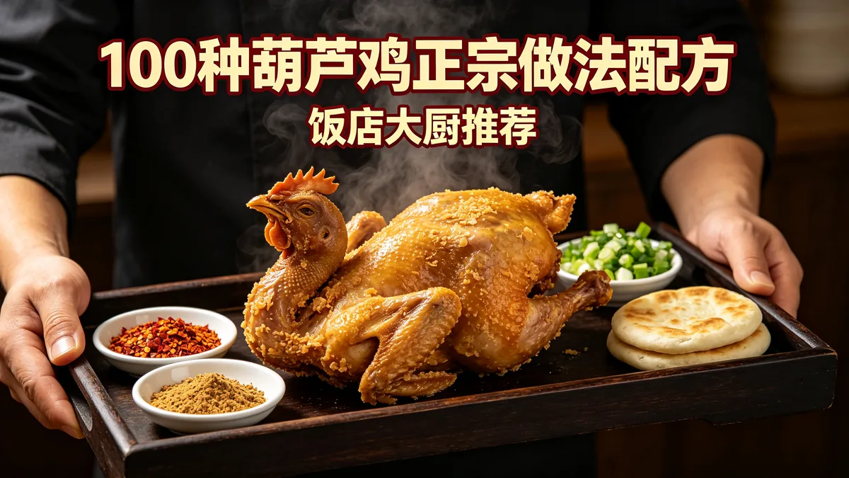 100种葫芦鸡正宗做法配方 饭店大厨推荐