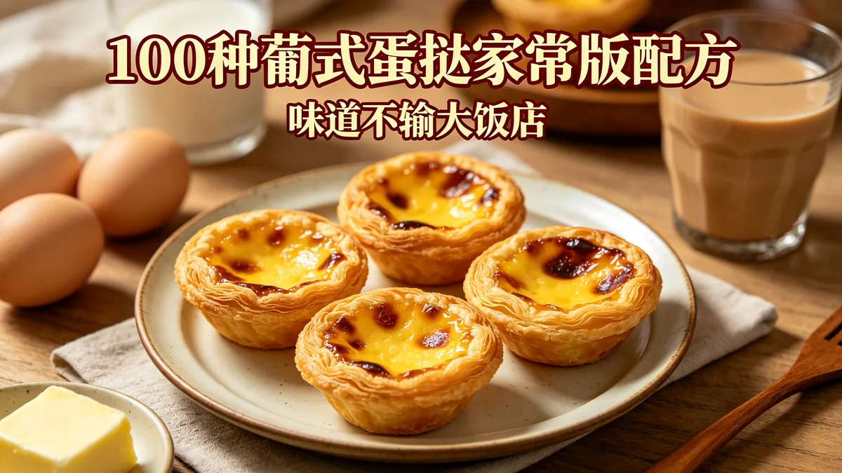 100种葡式蛋挞家常版配方 味道不输大饭店