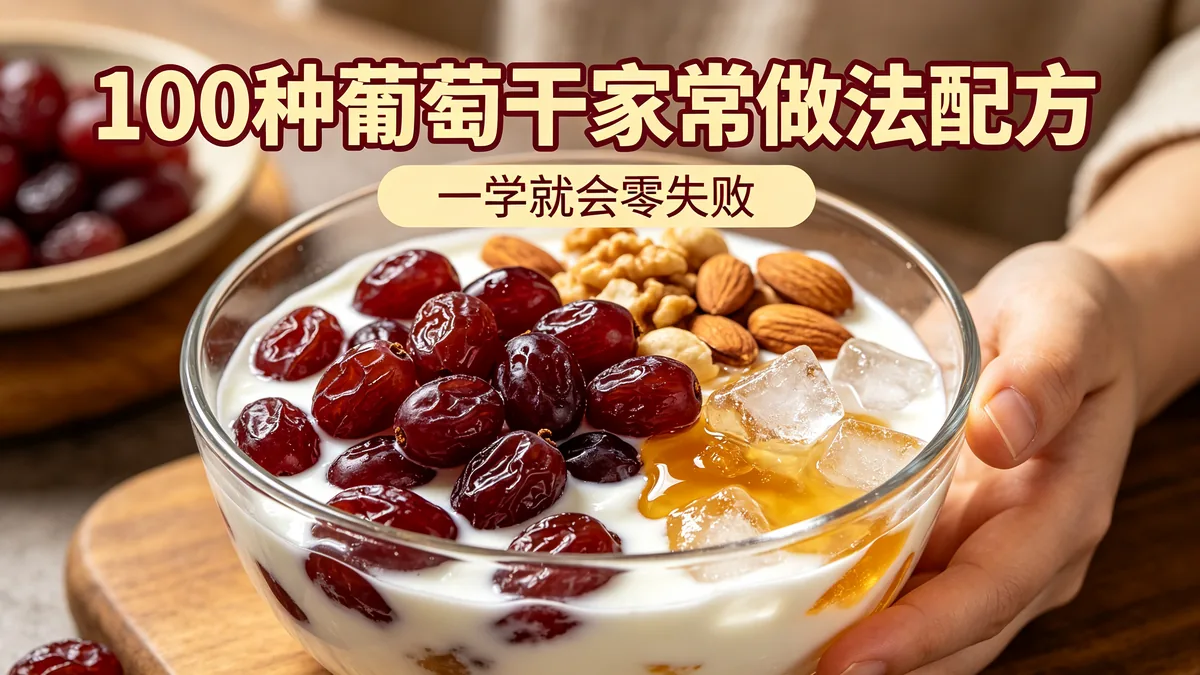 100种葡萄干家常做法配方 一学就会零失败