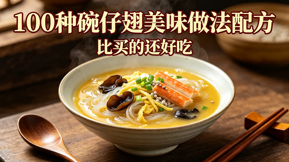 100种碗仔翅美味做法配方 比买的还好吃