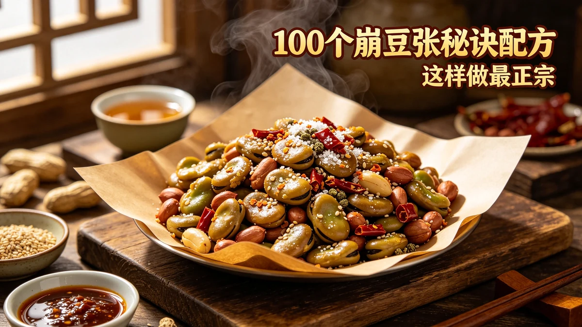 100个崩豆张秘诀配方 这样做最正宗