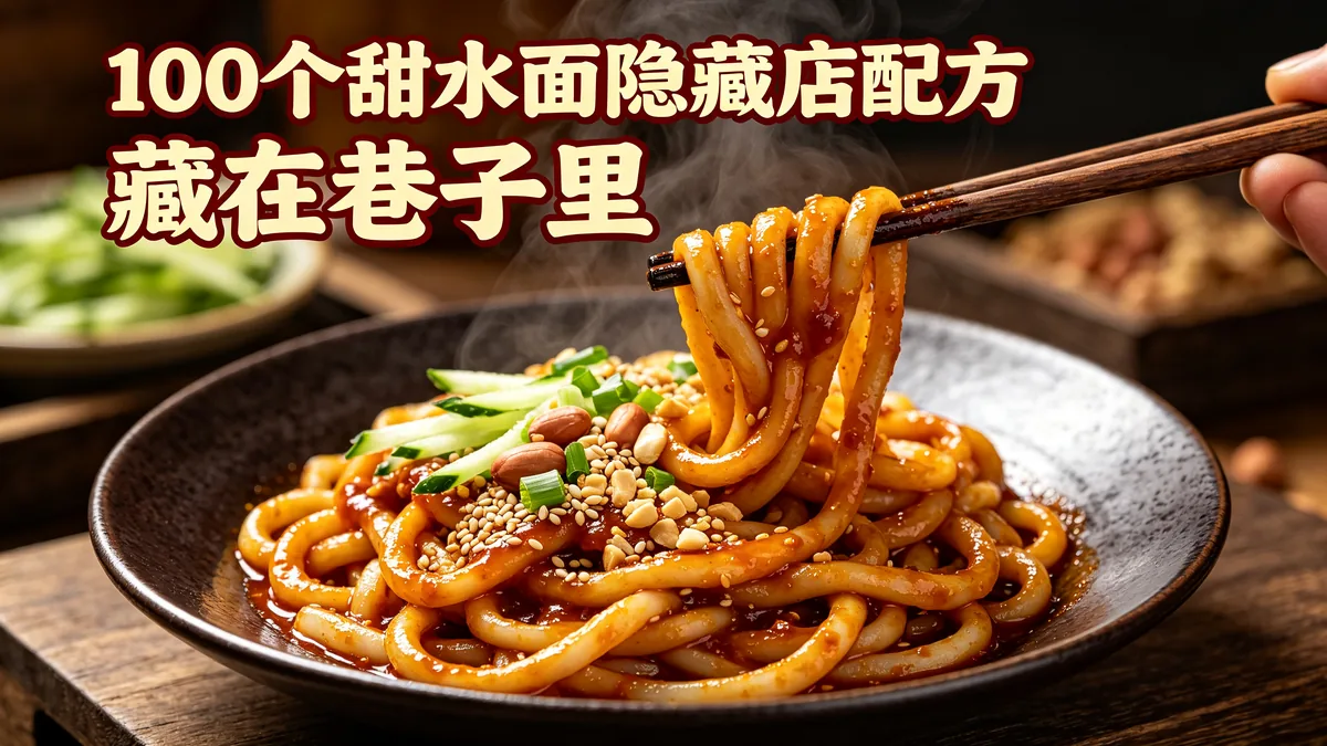 100个甜水面隐藏店配方 藏在巷子里
