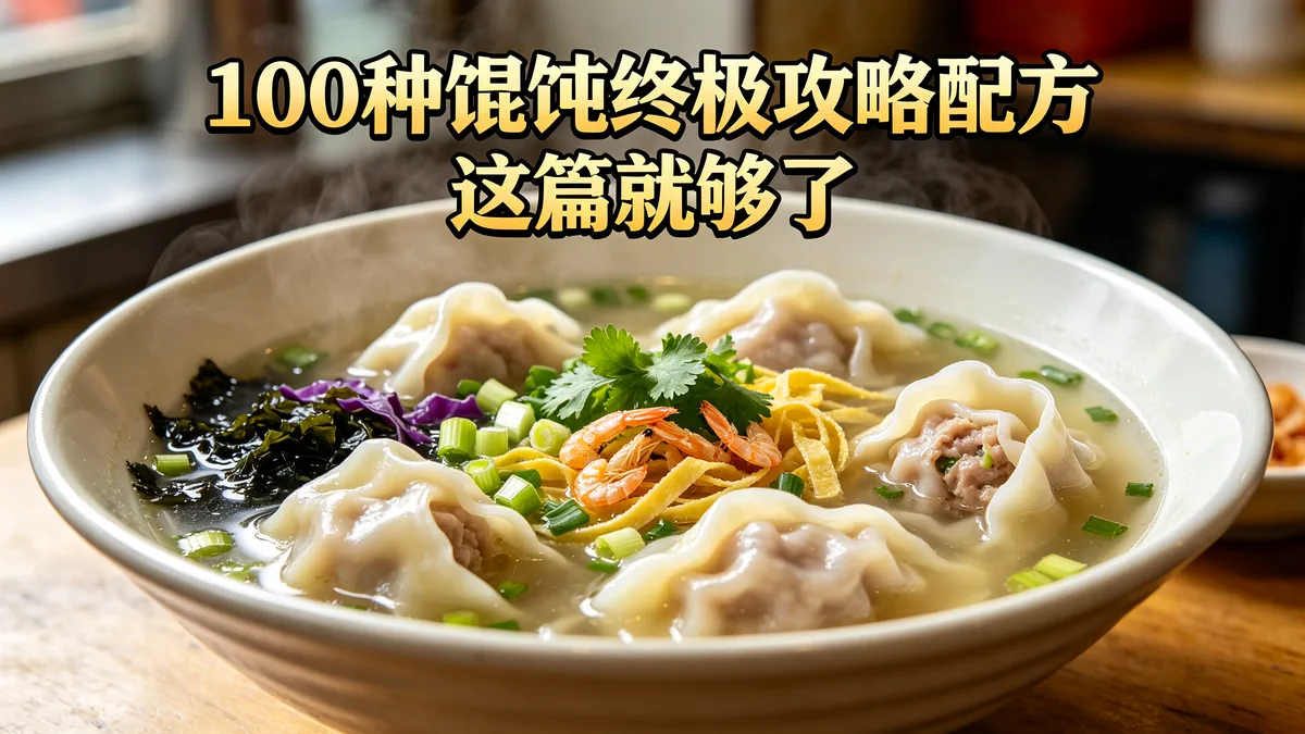 100种馄饨终极攻略配方 这篇就够了