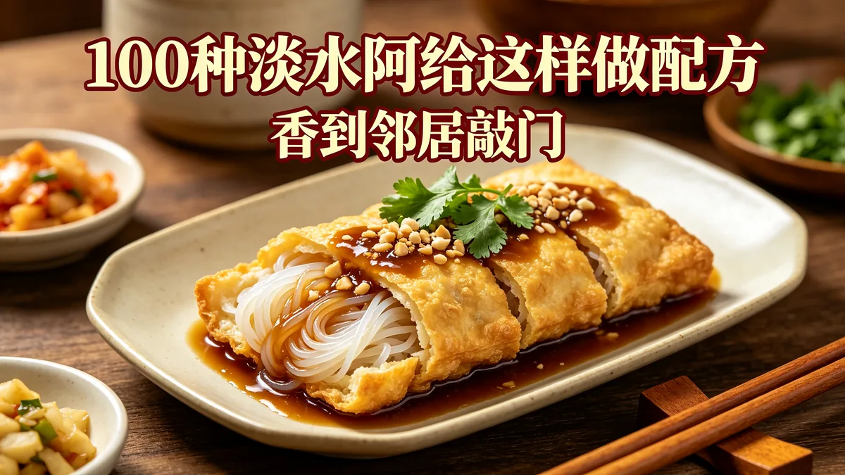 100种淡水阿给这样做配方 香到邻居敲门