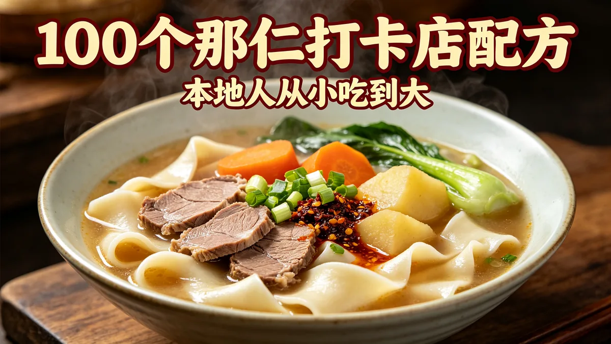 100个那仁打卡店配方 本地人从小吃到大