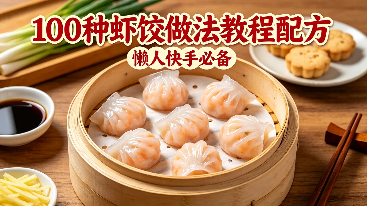 100种虾饺做法教程配方 懒人快手必备