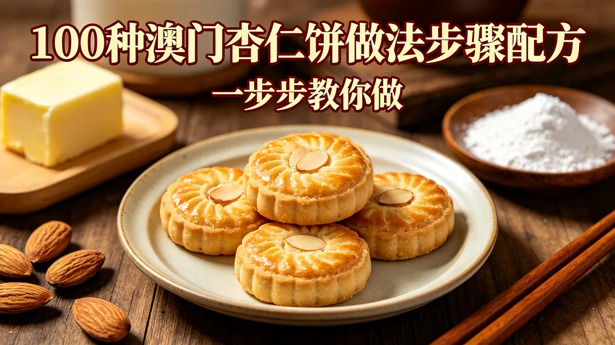 100种澳门杏仁饼做法步骤配方 一步步教你做