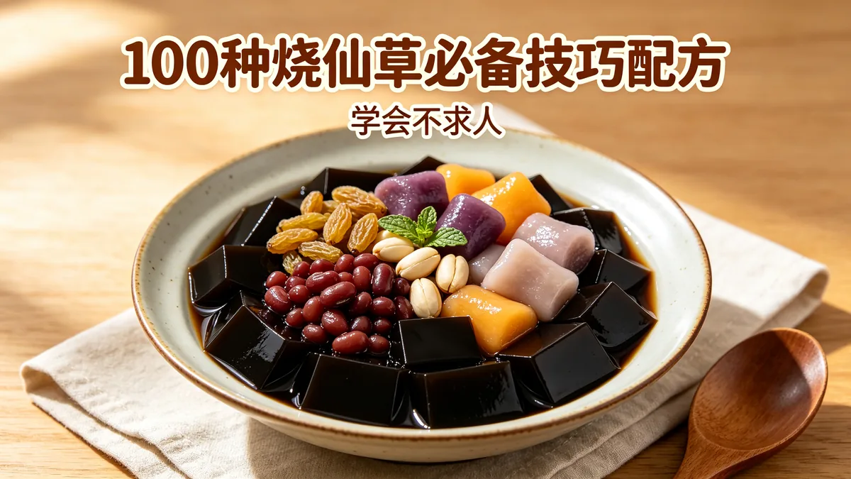 100种烧仙草必备技巧配方 学会不求人