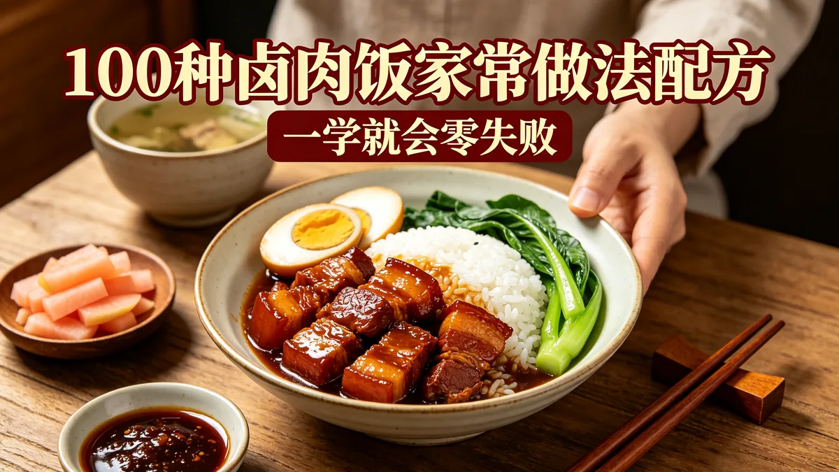 100种卤肉饭家常做法配方 一学就会零失败