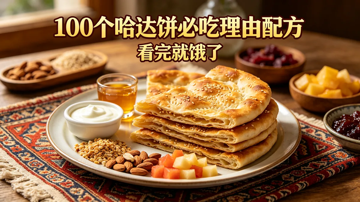100个哈达饼必吃理由配方 看完就饿了