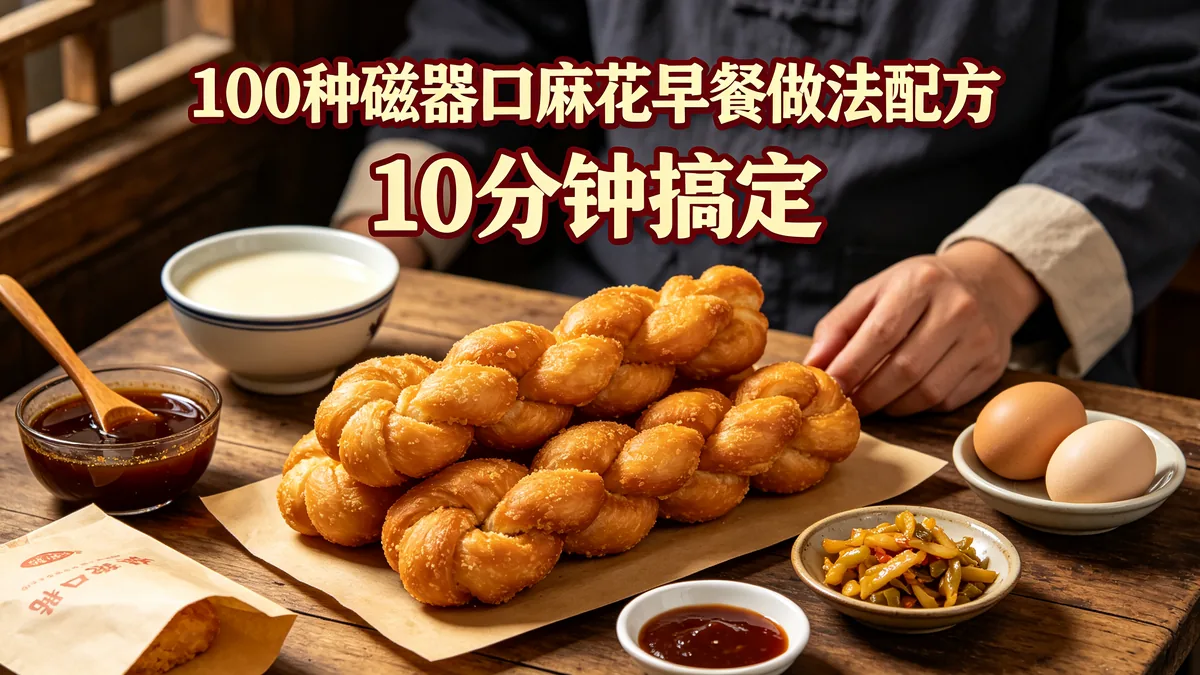 100种磁器口麻花早餐做法配方 10分钟搞定