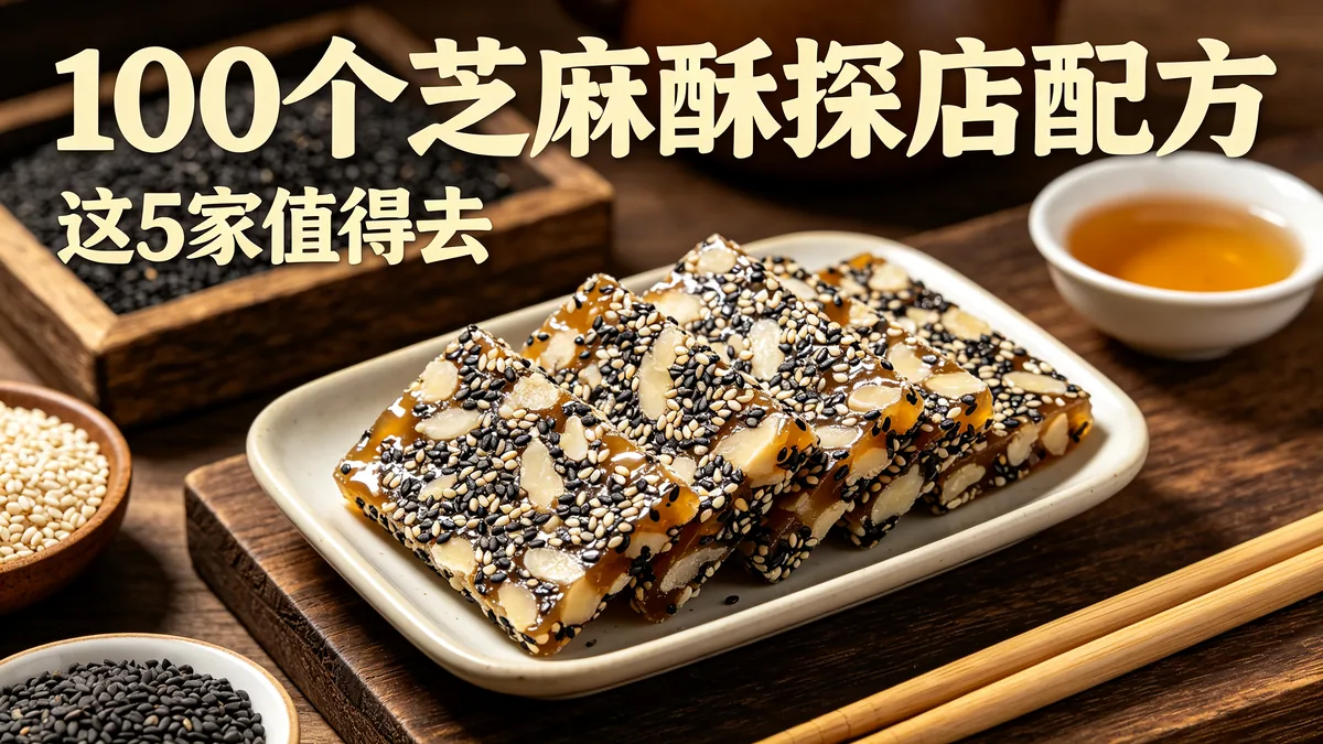 100个芝麻酥探店配方 这5家值得去