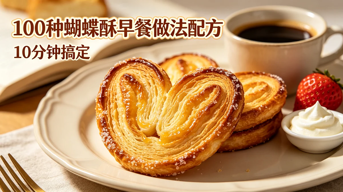 100种蝴蝶酥早餐做法配方 10分钟搞定