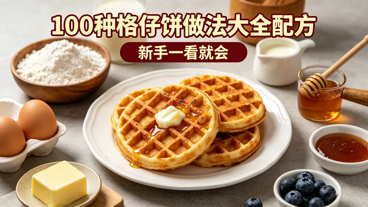 100种格仔饼做法大全配方 新手一看就会