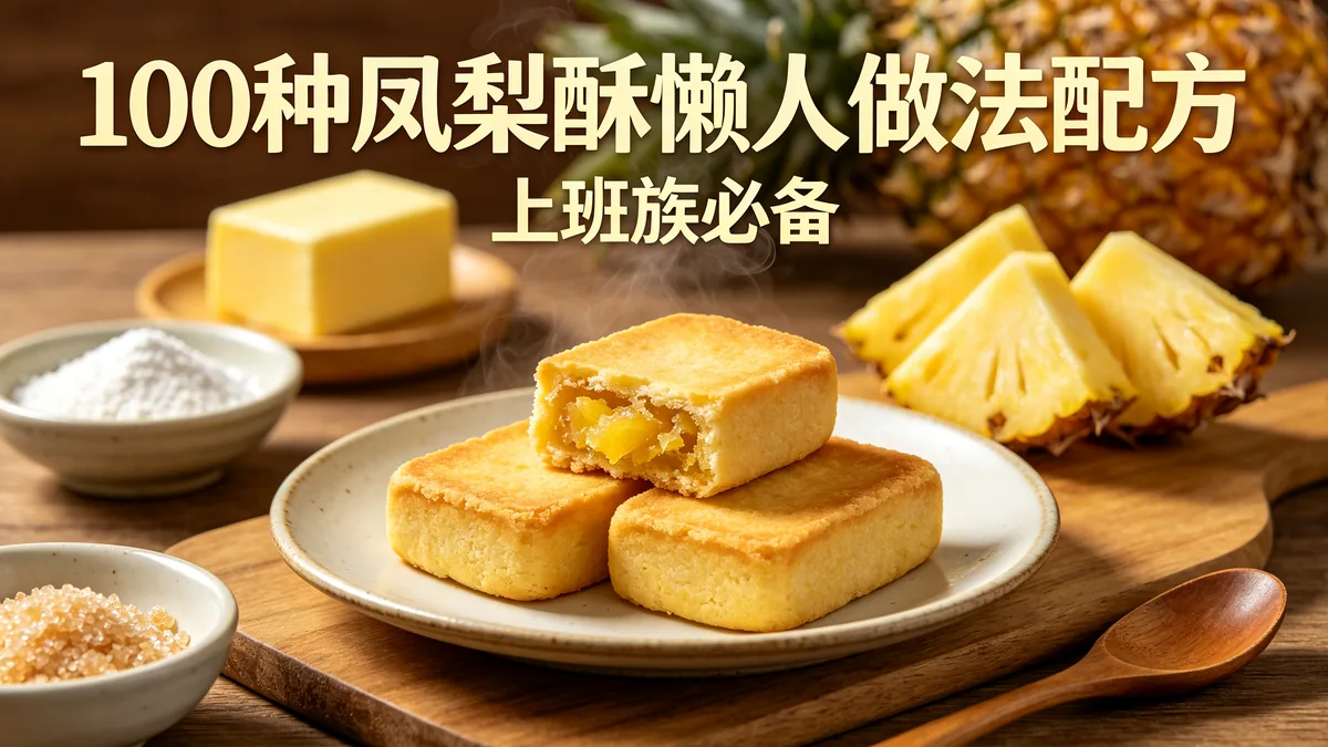 100种凤梨酥懒人做法配方 上班族必备
