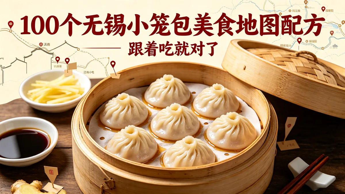 100个无锡小笼包美食地图配方 跟着吃就对了