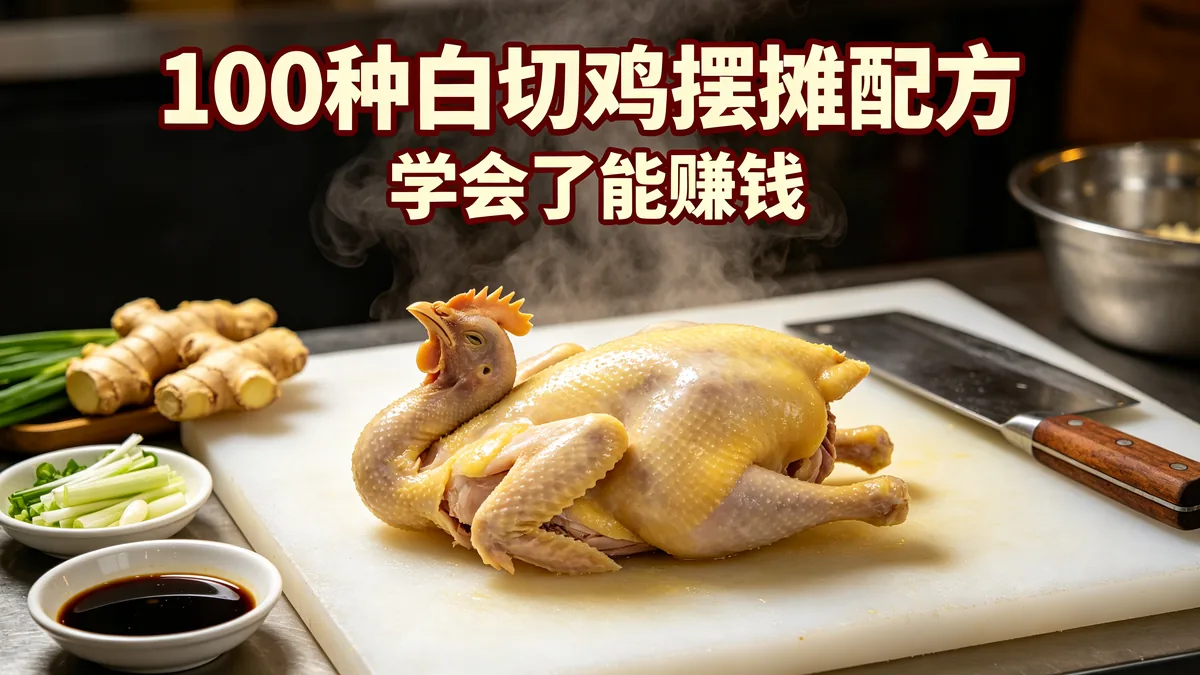 100种白切鸡摆摊配方 学会了能赚钱